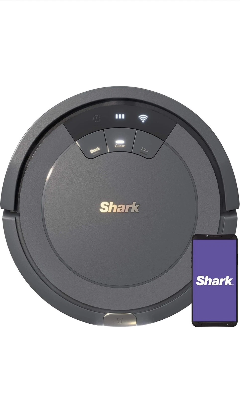 Shark AV753 ION Robot Vacuum, Tri-Brush System, Wifi Connected, 120 Min Runtime,