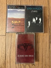 Van Halen Cassette Tape Lot Of 3 Live OU812 For Unlawful Careless Knowledge
