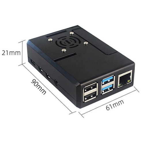 ABS Case Enclosure Kit With Cooling Fan Aluminum Heatsink For Raspberry Pi 4B - Bild 8 von 11