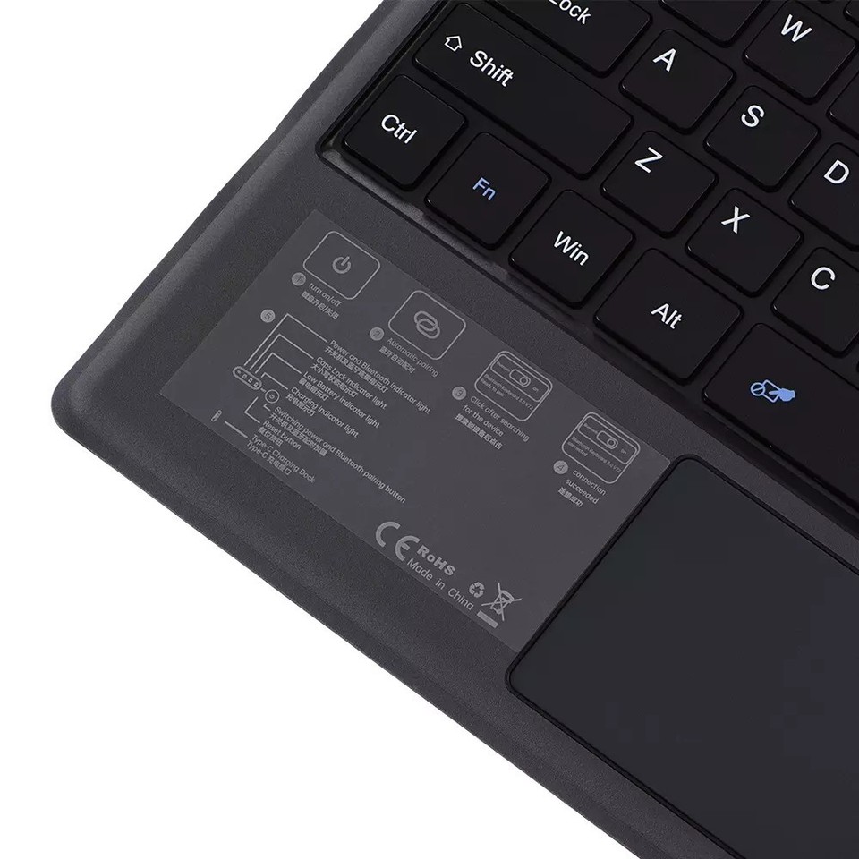 Wireless Keyboard Backlit Type Cover Trackpad for Microsoft Surface Pro ...