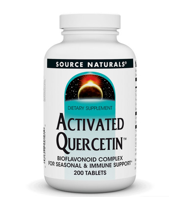 SOURCE NATURALS Activated Quercetin - 200 Tablets