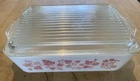 1950’s Pyrex Pink Gooseberry 1.5 qt Oven Refrigerator Dish #503 w/ Lid 1950s