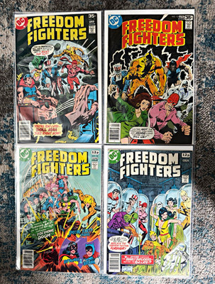 DC Comics Freedom Fighters Comic Book Lot #12-15 (1978) (4 Issues)
