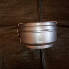 Original Vintage Czechoslovakia  Army Aluminum mess tin Cold War era