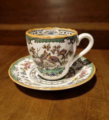 Spode Espressotasse Mokkatasse Demi Tasse mit Untertasse Top Zustand