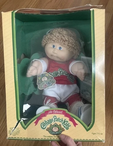 Coleco 1985 Cabbage Patch Kids Crispin Filmer New In Box Flawed