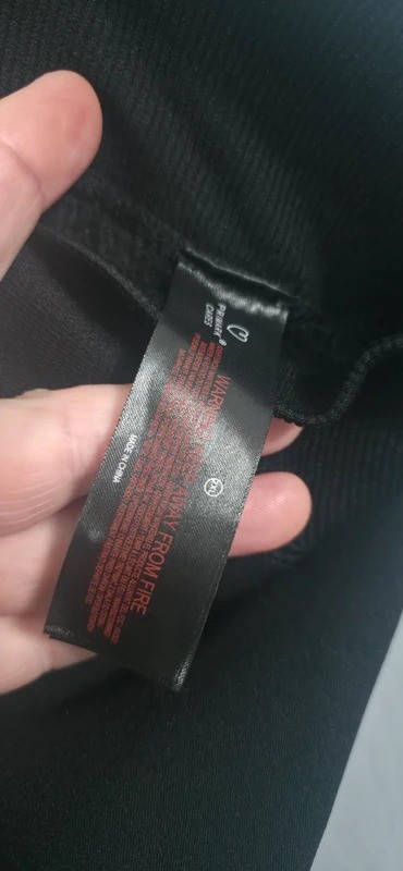 Primark black ribbed waist cuffed leggings - size 2XL image 3
