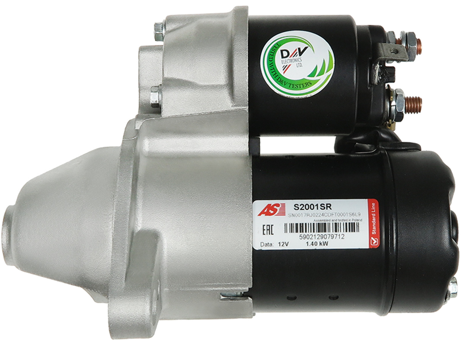 Remanufactured Starter Motor 12V 1.4kW 13T for HONDA CIVIC 2002- OE S114-869