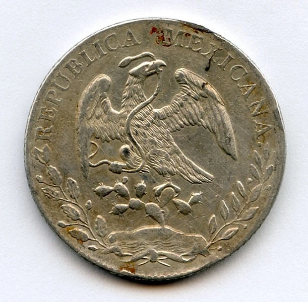 MÉXICO 1889-GO-RR 8 REALES RARO GUANAJUATO COMO NUEVO BONITO TONO XF-AU. KM#377,8 Foto 2 de 2