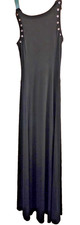 Michael Kors Black Maxi Dress High Low Size XSmall