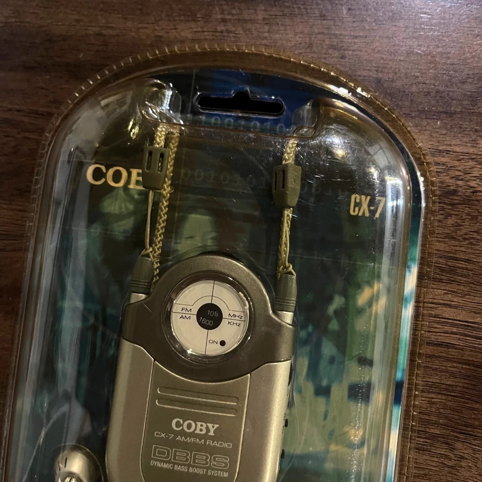 Coby CX-7 Mini AM/FM Pocket Radio With Neck Strap & DBBS System - Image 3 of 4