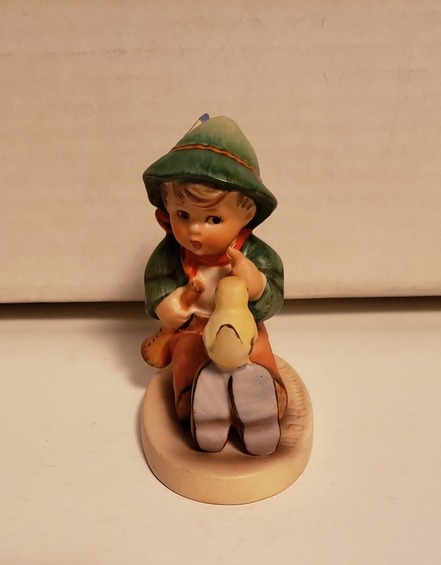 Goebel Singing Lesson Boy Hummel Figurine #63 W. Germany