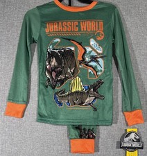 Boys Size 8 Jurassic World Dinosaur Pajama Set