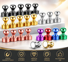 Fridge Magnets Strong Small Refrigerator Whiteboard Magnets Decorative Push Pins