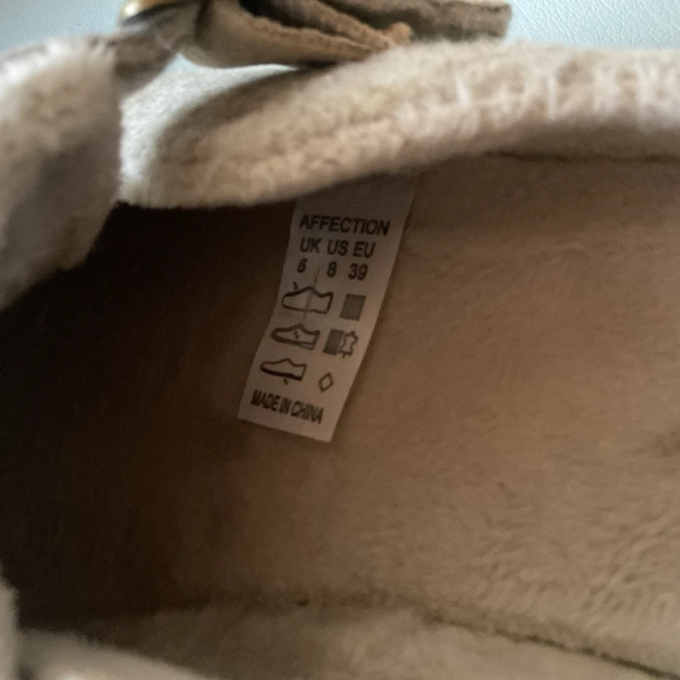 Hotter Affection Slippers Women’s 8 EU 39 Tan Wool Upper Super Soft Inside - Image 2 of 4