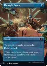 Thought Scour (Borderless) - Near Mint MTG Double Masters 2022