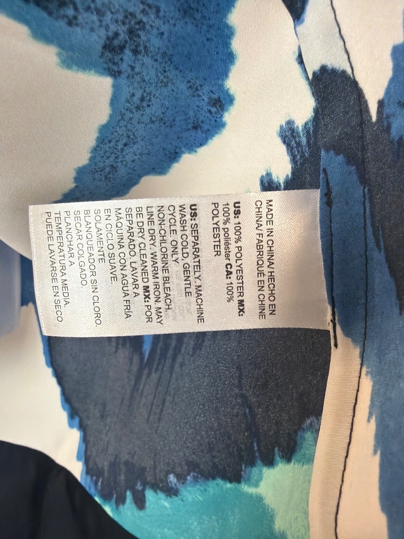 Chicos Duster, Blue multi, Small - image 3