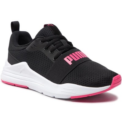 Puma Wired Run Damen Laufschuhe Sport Schuhe Turnschuh Fitness schwarz/pink/weiß