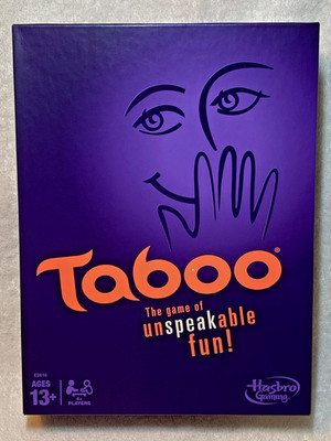 NEW Taboo Party Game   Ages 13+   4+ Players   Fast-Paced Family & Group Fun