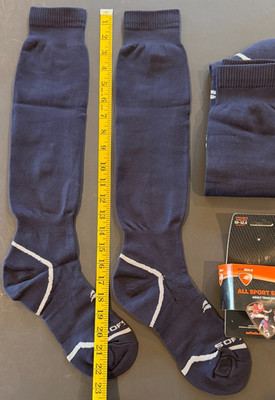 Sof Sole, All Sport Team Select Socks, 2-Pairs, Navy. Size: Mens 10-12.5
