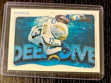 2020 Score #DD-KA Keenan Allen Deep Dive Los Angeles Chargers Football Card