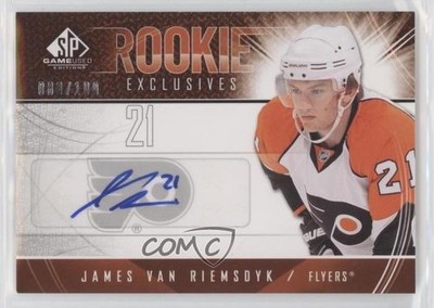 2009 SP Game Used Edition Rookie Exclusives /100 James van Riemsdyk Auto RC 0u8p