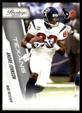 Andre Johnson 2010 Panini Prestige #76 Texans NFL READ FREE SHIP AutographDen