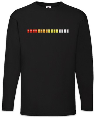 808 Keys Langarm T-Shirt LFO Wave Waves Sound Music DJ MC Techno Audio Amplitude