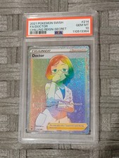 Doctor (Secret) 214/198 Swsh06: Sword & Shield Chilling Reign Holo Rainbow Rare on eBay