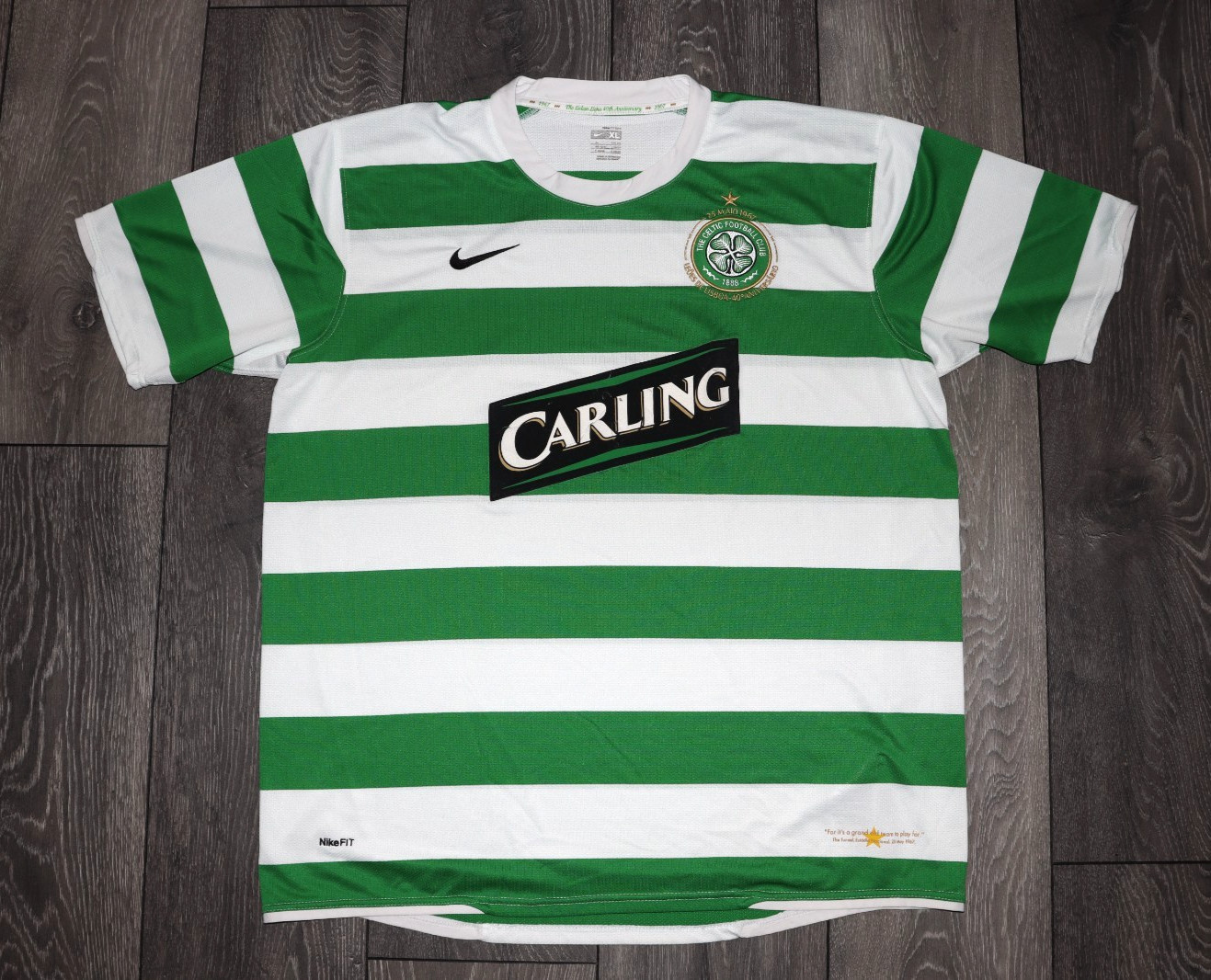 2007/2008 CELTIC FC NIKE VINTAGE RARE HOME SOCCER JERSEY FOOTBALL SHIRT SIZE XL