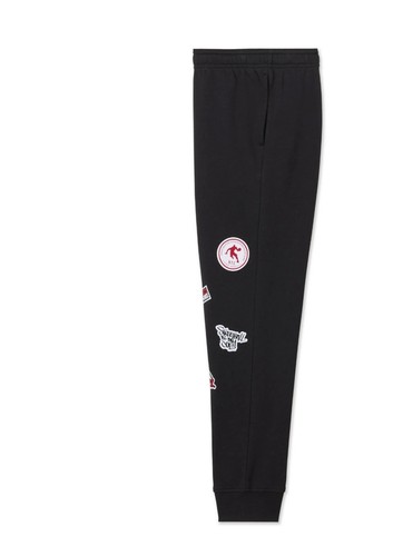 AND1 Boy's Black Athletic Sticker Graphic Fleece Jogger Pants Size M (8) Black - Picture 5 of 6