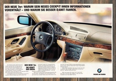 BMW 7er (E38) - Reklame Werbeanzeige Original-Werbung 1994 (6)