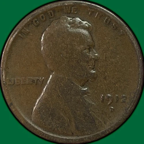1912-D Lincoln Wheat Cent Good G Coin #37472