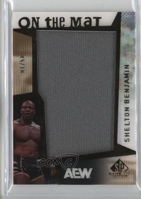 2025 SP Game Used AEW On the Mat Relics 1/50 Shelton Benjamin #OTM-34 14jn