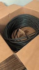 Belden 8241 RG-59/U 75 Ohm Coax Cable Black ~300 ft Partial Roll USA Made 23 AWG