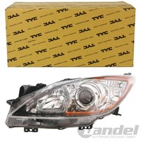TYC Hauptscheinwerfer H11 Links Passend FüR Mazda 3 Stufenheck 1.6 - 2.3 MZR CD