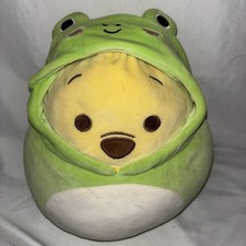Squishmallows Kellytoy Plush Disney Winnie the Pooh in Wendy the Frog Costume 8"