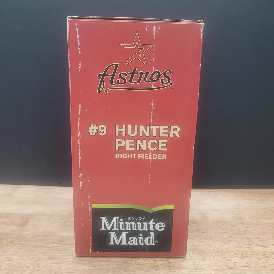 Bobblehead Hunter Pence Houston Astros  #9 Minute Made UT Arlington  - Image 2 of 4