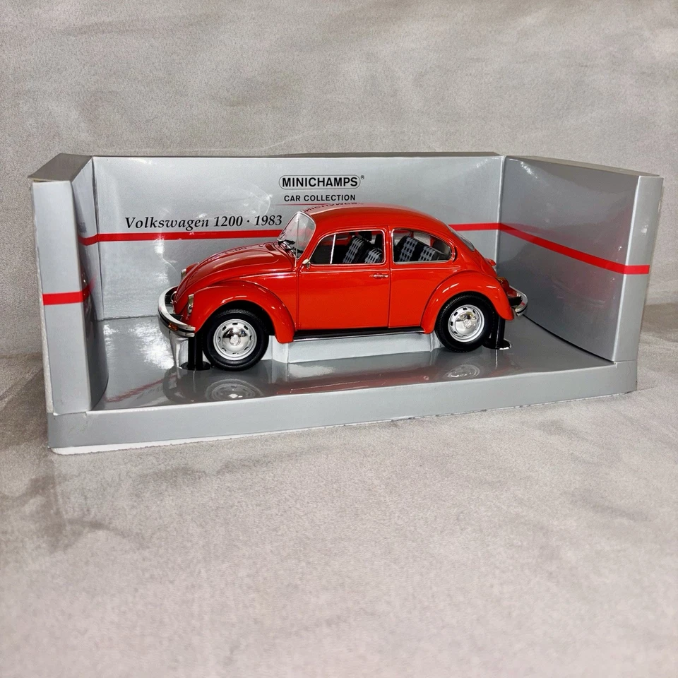 Volkswagen 1200 Käfer Maggiolino 1200 Red 1:18 Minichamps - Immagine 2 di 4