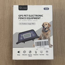 E-Fence GPS Pet Electronic Fence Equipment E06 IPX7
