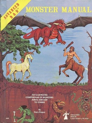 MONSTER MANUAL EXC+! Vintage Dungeons Dragons D&D TSR Monstrous Compendium #2009