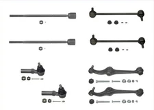 95-98 Windstar 8 pc Chassis Kit Control Arm Ball Joints Tie Rods Sway Bar Links