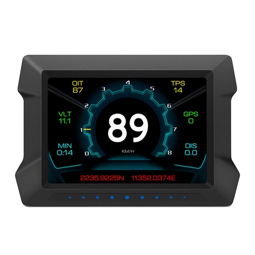 P22 Auto HUD Head Up Display Digital GPS Smart Tachometer OBD2 Scanner Universal - Bild 11 von 23