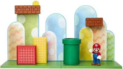 Nintendo Super Mario Multipack Spielset Eichenhain inkl. Mario Figur 6cm NEU OVP