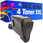 4x Toner für PlatinumSerie Kyocera TK-1125 TK1125 TK 1125 FS-1325 MFP FS-1061 DN