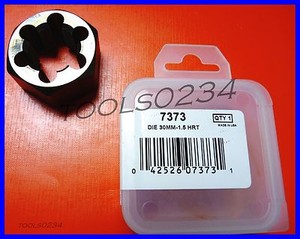 Irwin 6623 M5 X 0.90 Metric 1/" Hex Rethread Die 5MM Carbon Steel USA Made RH