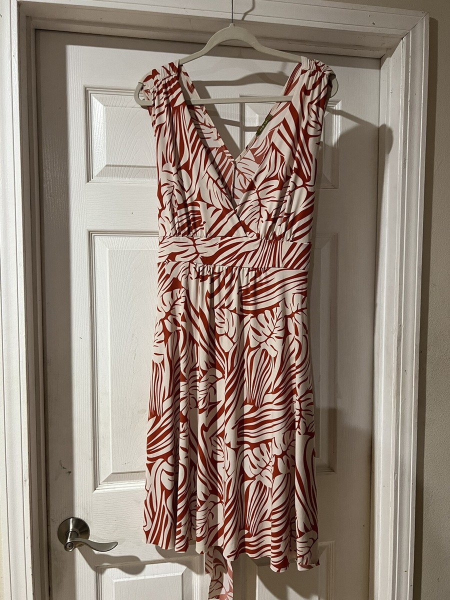 cream and rust dress Creamy Floral Lattice Dress | Embroidered Rust Trim & Ruffled Collar
