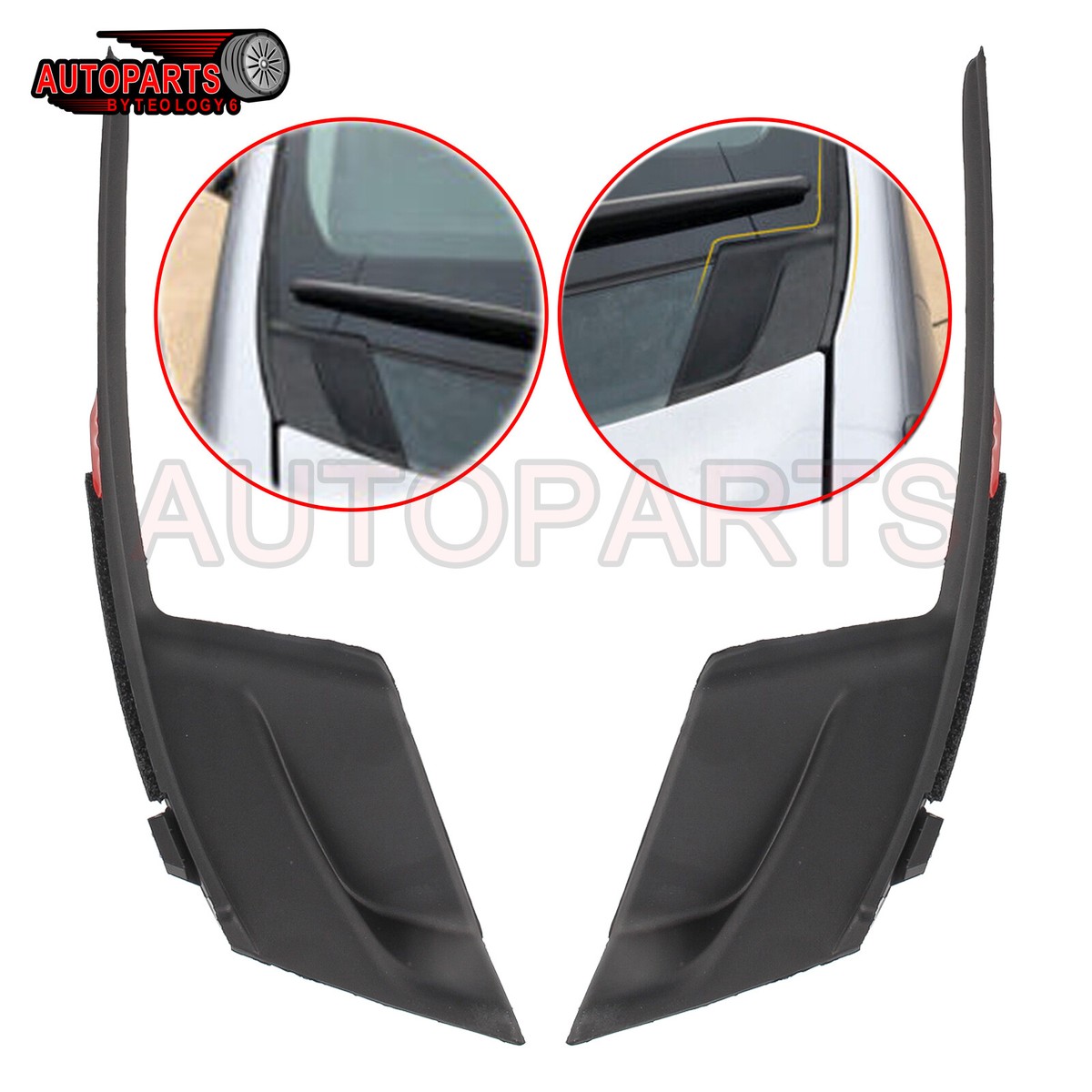 Front Right Left Cowl Seal Black 53866-08020 Fits For Toyota