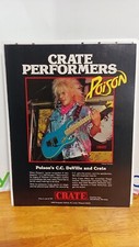 CC DEVILLE CRATE GUITAR AMPLIFIERS VINTAGE ORIGINAL PRINT AD 11 X 8.5     A9