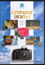 Minolta Brochure MINOLTA DYNAX 300si & obiettivi fotocamera brochure (X2594